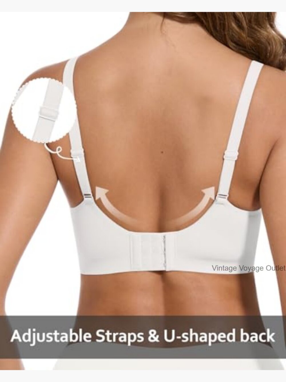 Deep V Plunge Bra Wireless Push Up Support Seamless Bralette View 2